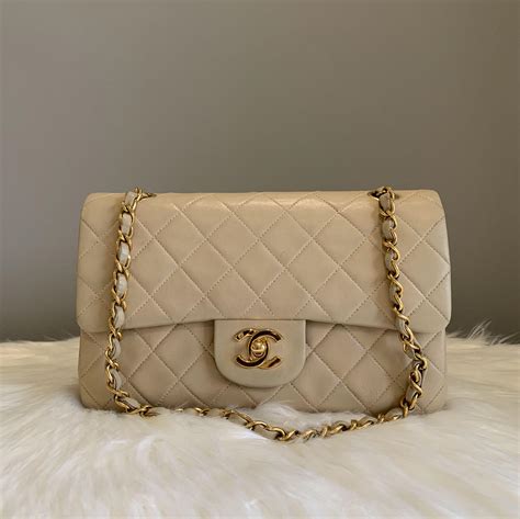 chanel beige iridescent classic flap|Chanel Classic Bags .